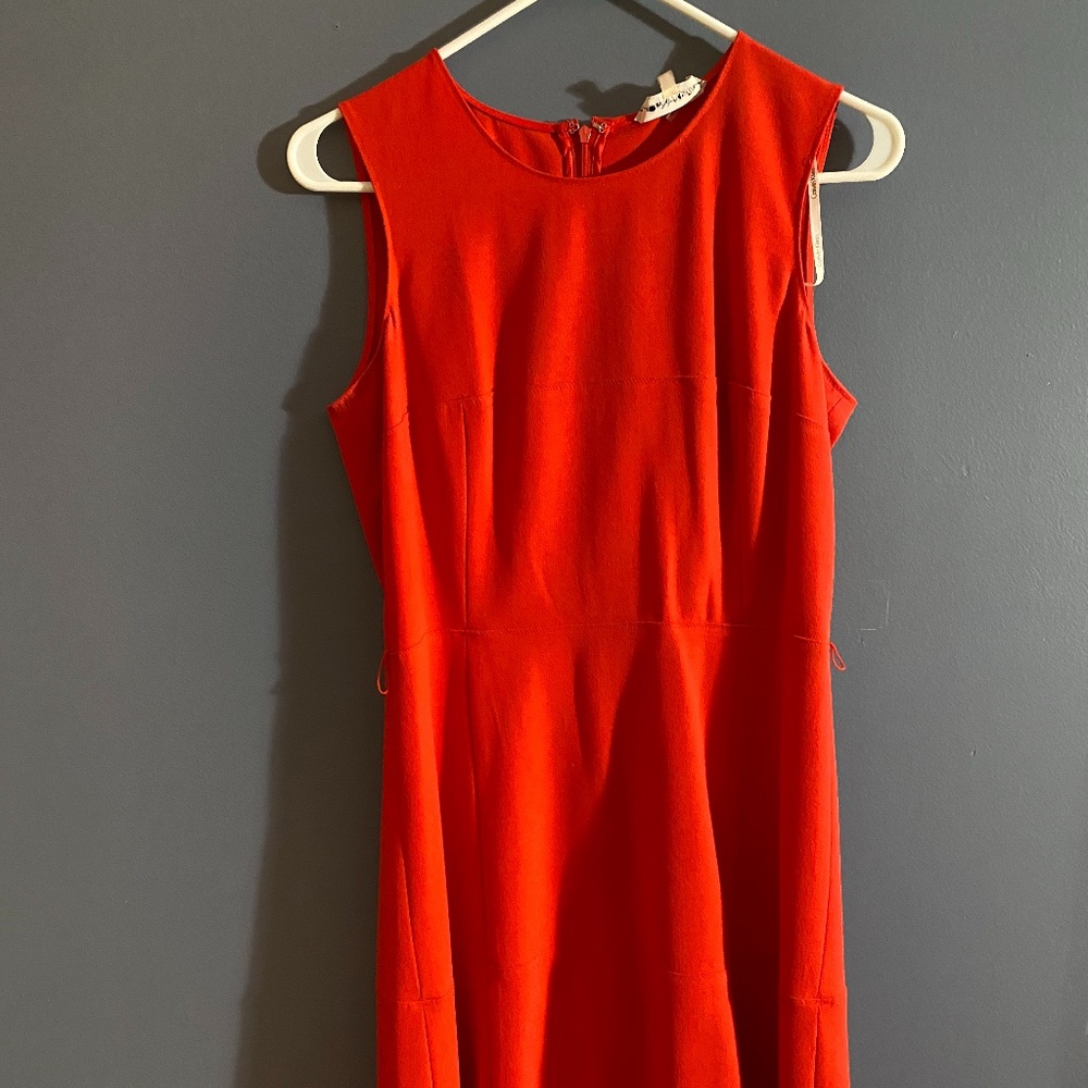Red Mid Length Dress